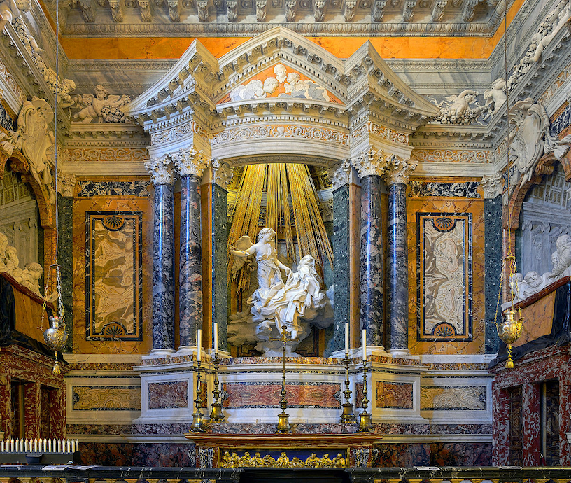 Ecstasy of St. Teresa by Bernini1647-1652Marble