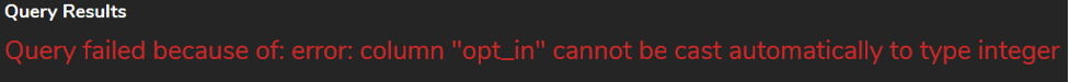 Opt_In Error Message
