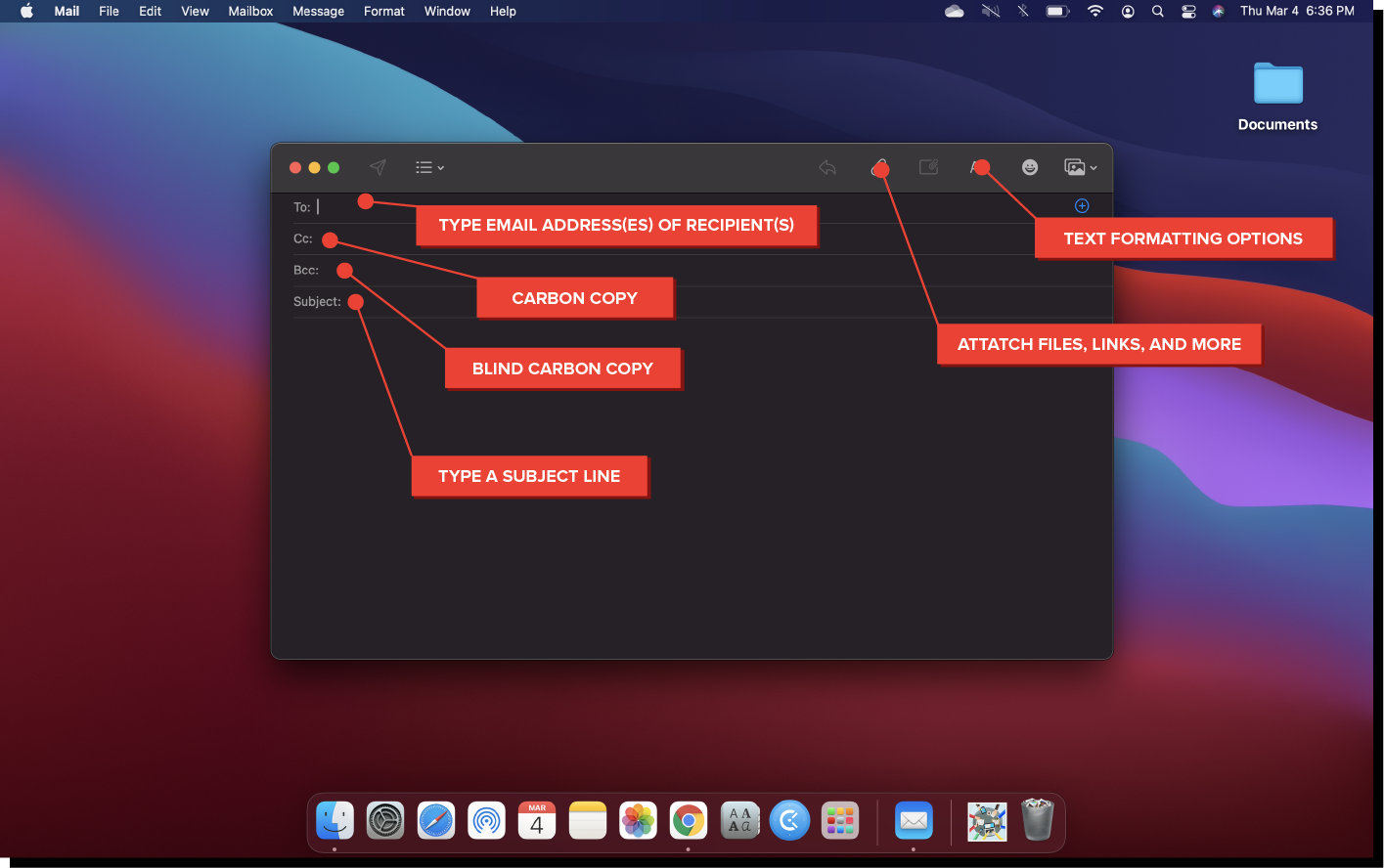 Parts of an Email