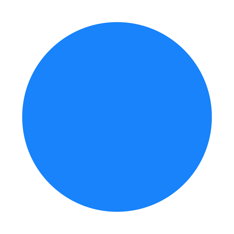 A solid (closed) circle