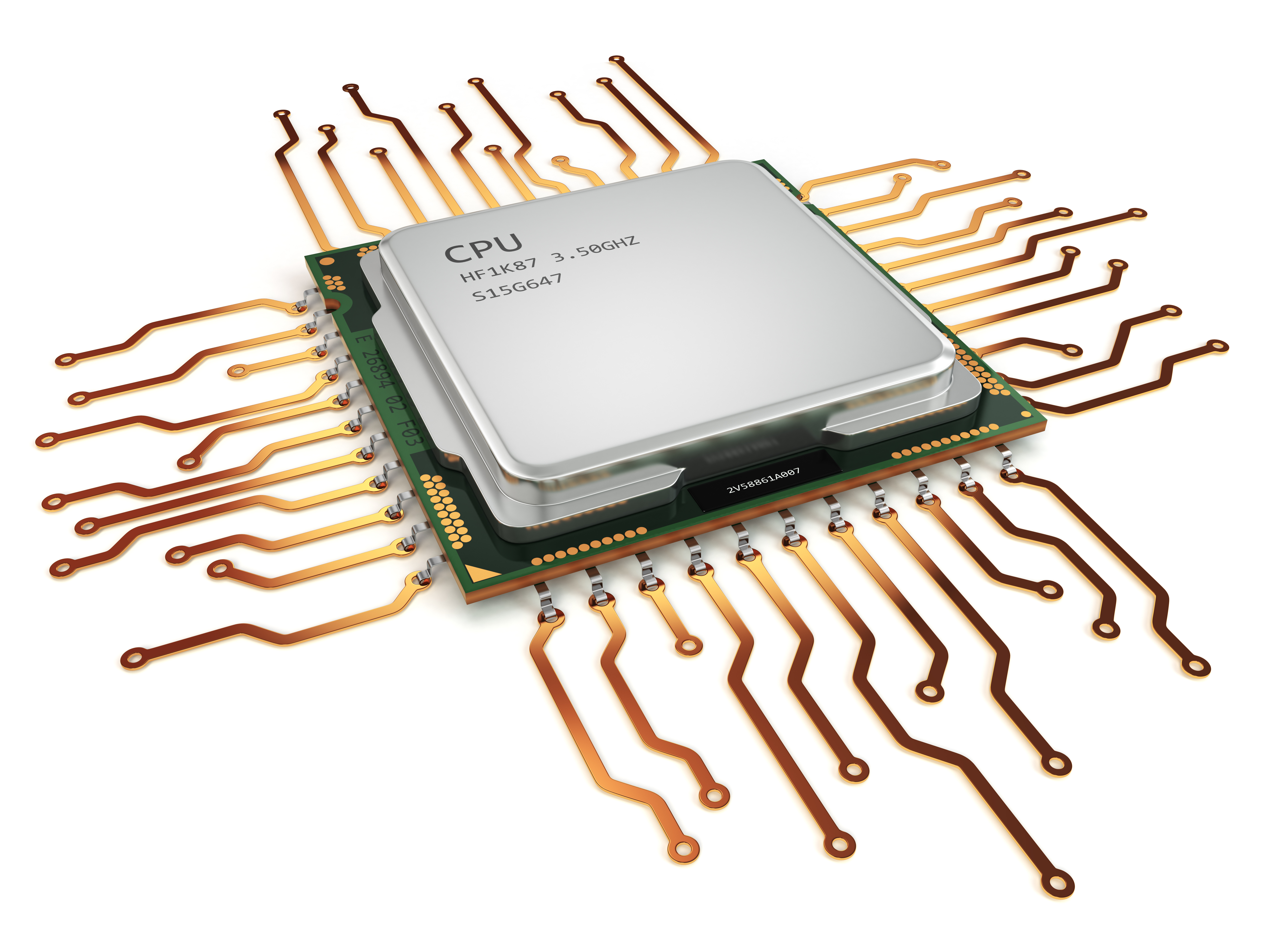 Image of a CPU chip.