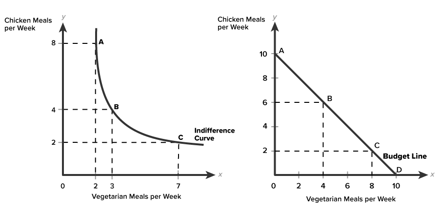 Indifference Curve and Budget Line