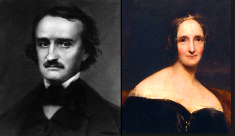 Edgar Allan Poe and Mary Shelley