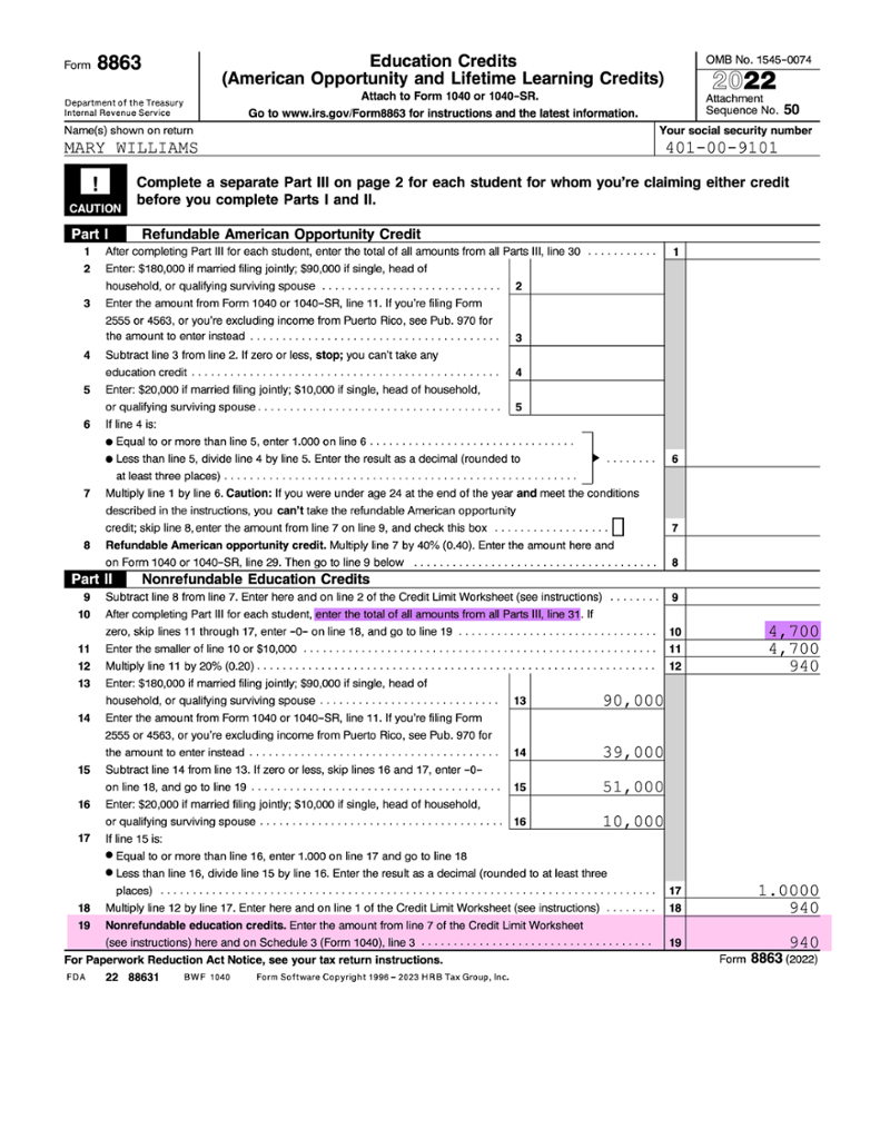 Lifetime Learning Credit Example and Summary Tutorial | Sophia Learning