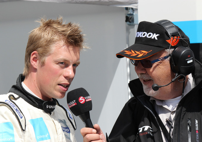 Interview - Lars G Nilsson interviews Thed Björk for Viasat Motor at Anderstorp Raceway in 2012.