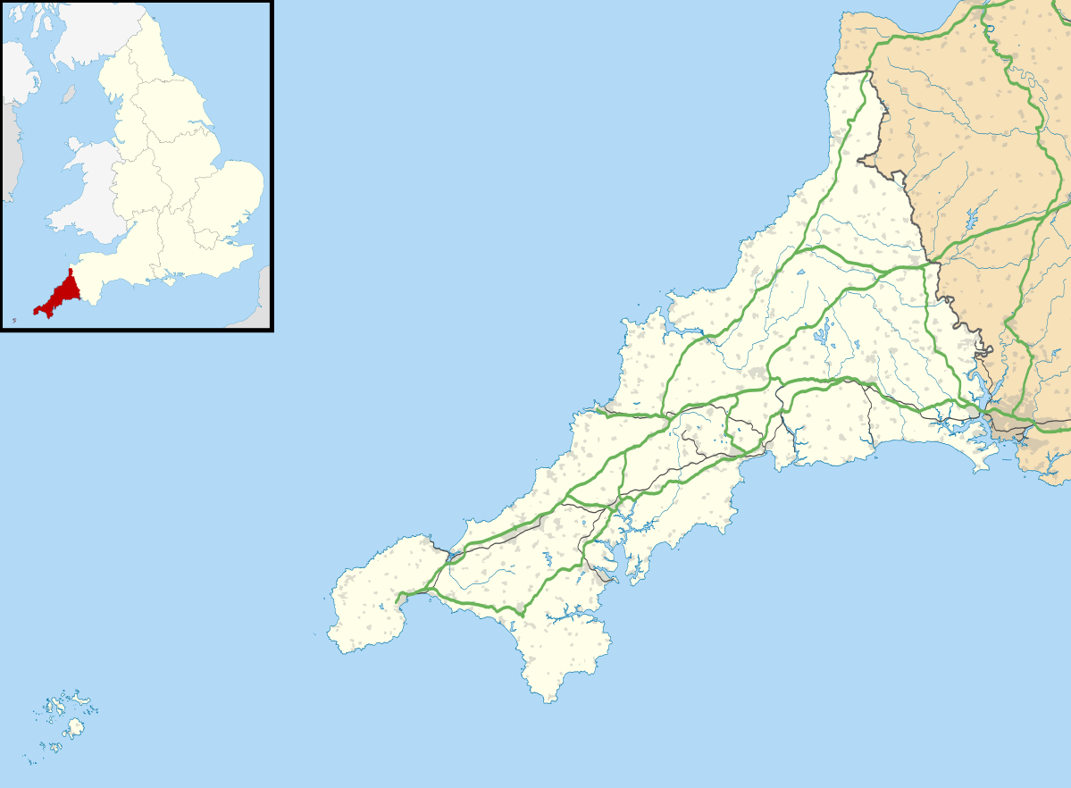 Camelford is located in the southeast corner of the country