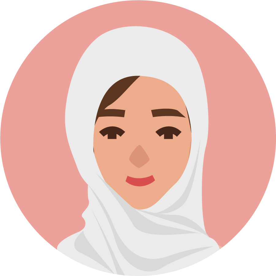 An illustrated icon of Raychel.
