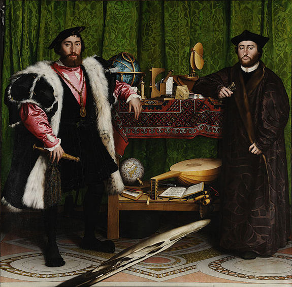 The French Ambassadors by Hans Holbein the Younger1533Oil on oak