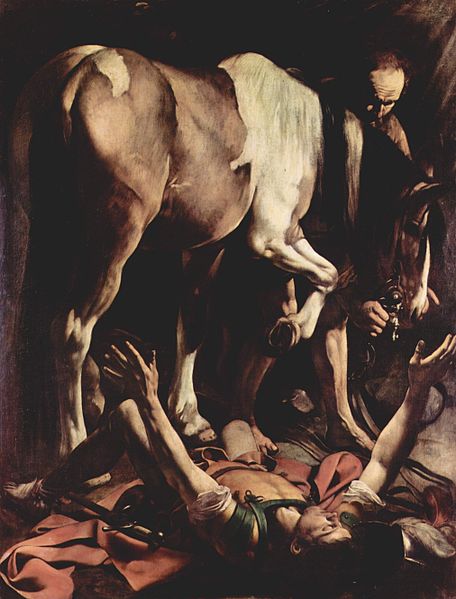 Conversion of St. Paul on the Way to Damascus by Caravaggio1601Oil on canvas