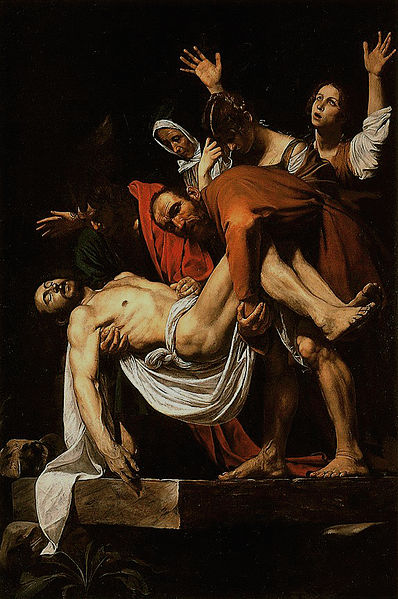 Entombment by Caravaggio1603Oil on canvas