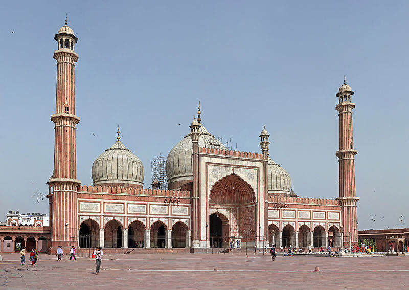 Jama Masjid1650-1656Red sandstone and white marbleDelhi, India