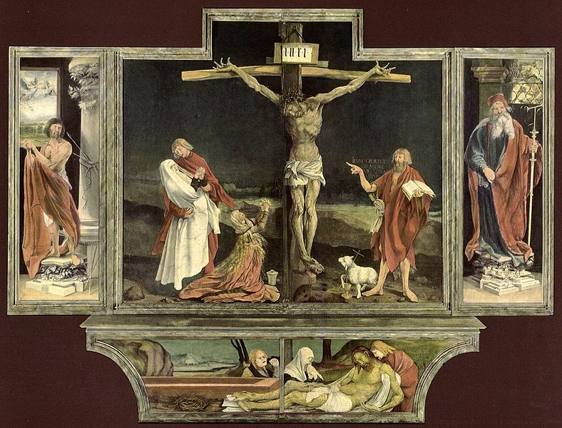 Isenheim Altarpiece by Matthias Grünewald1510-1515Oil on wood panel