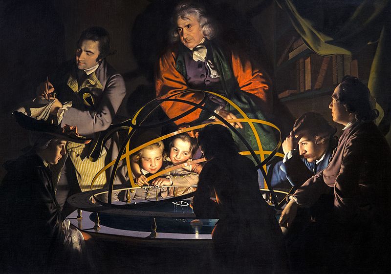 A Philosopher Giving a Lecture at the Orrery by Joseph Wright of Derby1766Oil on canvas