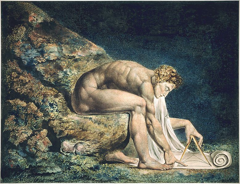 Newton by William Blake1804-1805Monotyping