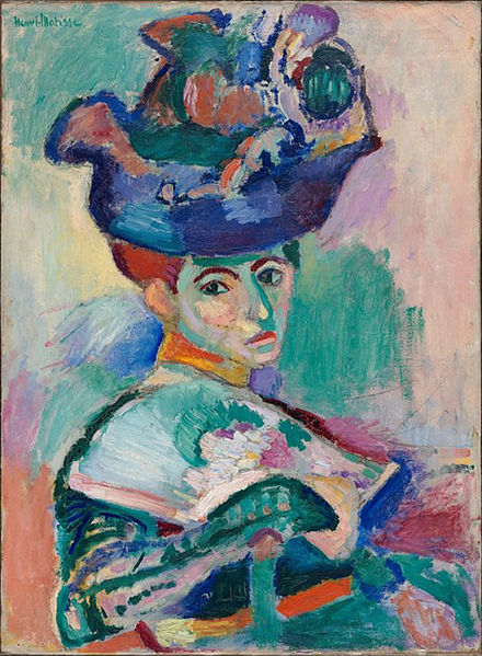 Woman with a Hat by Henri Matisse1905Oil on Canvas