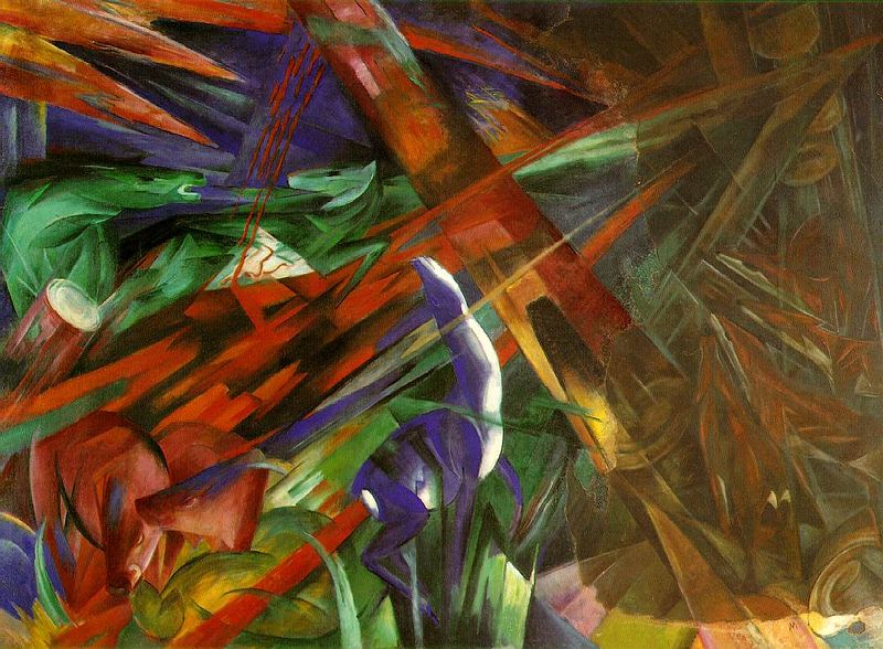 Fate of the Animals by Franz Marc1913Oil on canvas