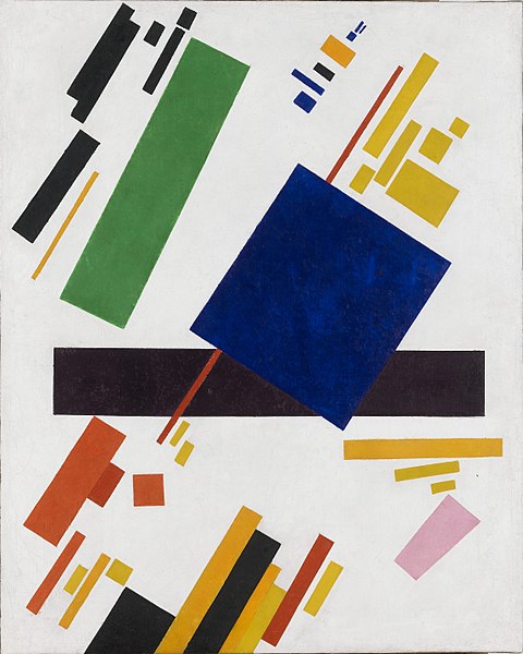 Suprematist Composition by Kasimir Malevich1916Oil on canvas