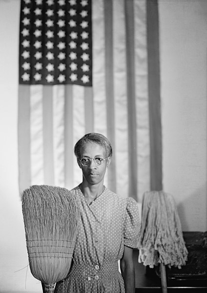 American Gothic, Washington D.C. by Gordon Parks1942Photograph