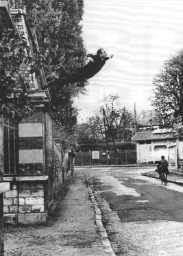 Leap into the Void by Yves Klein1960Performance (photography)