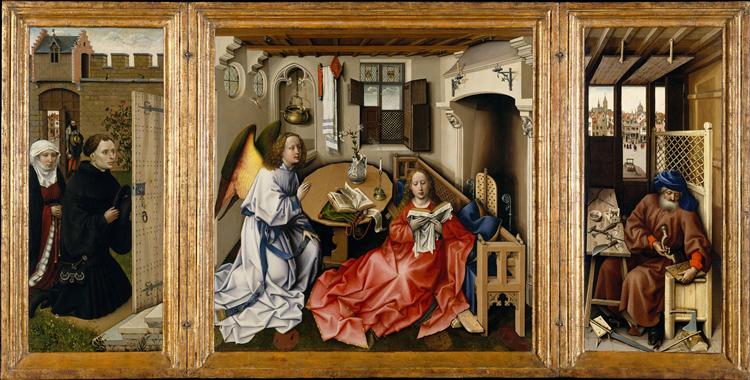 Mérode altarpiece by Robert Campin425-1428Oil on wood