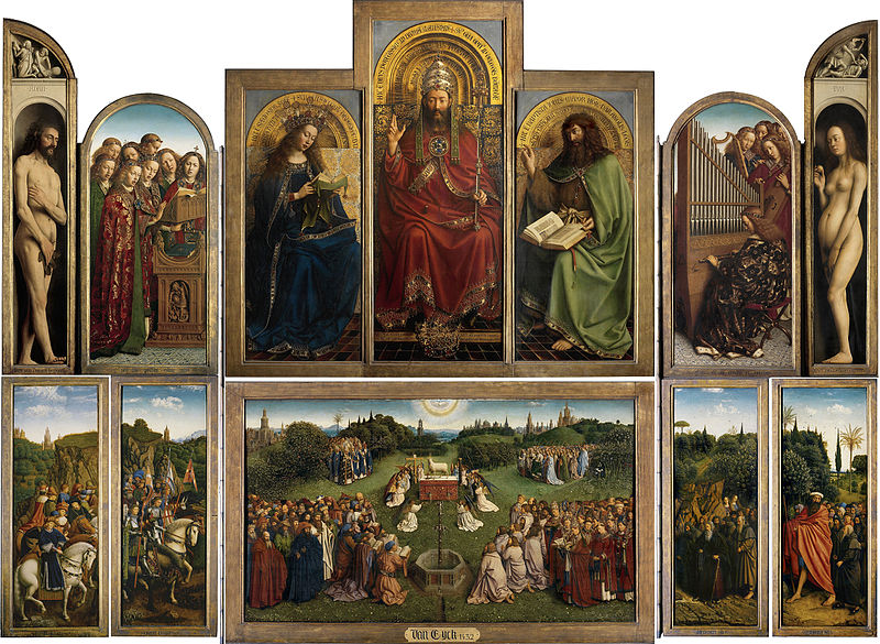 Ghent altarpiece by Jan van Eyck1432Oil on wood