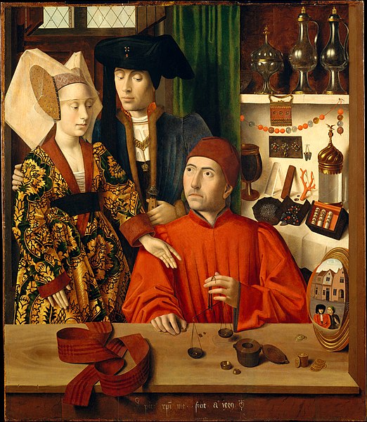 A Goldsmith in His Shop by Petrous Christus1449Oil on wood