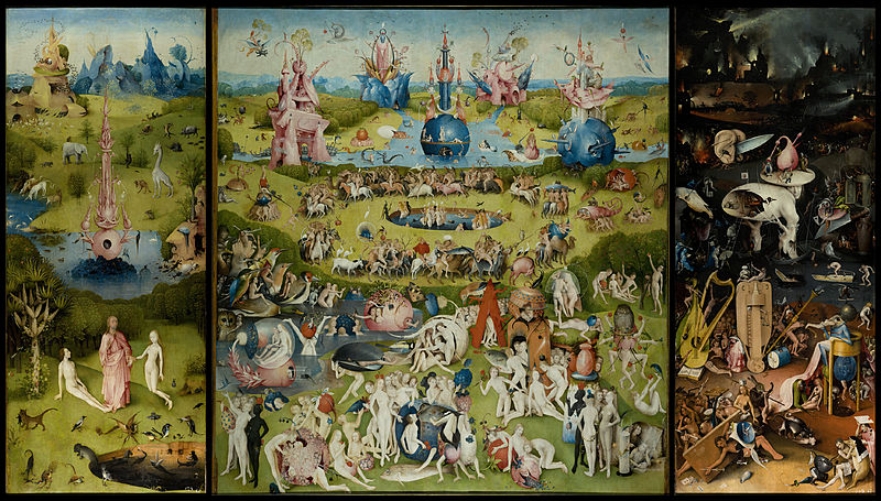 The Garden of Earthly Delights by Hieronymus Bosch1505-1510Oil on wood