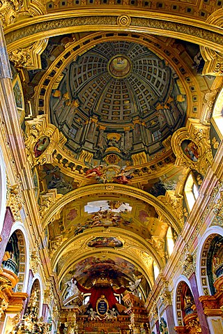Ceiling fresco of the Jesuit Church by Andrea Pozzo