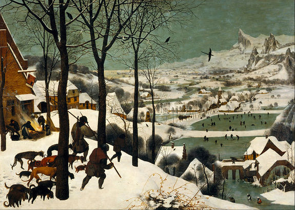 Hunters in the Snow by Pieter Brueghel the Elder1565Oil on wood panel