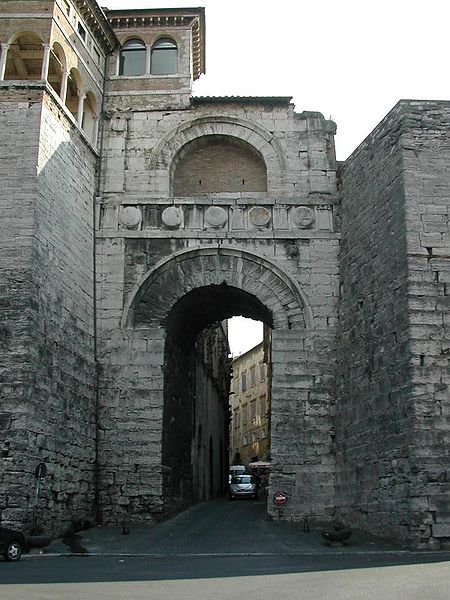 Porta Augusta Etruscan Arch3rd-2nd century BCStonePerugia, Italy