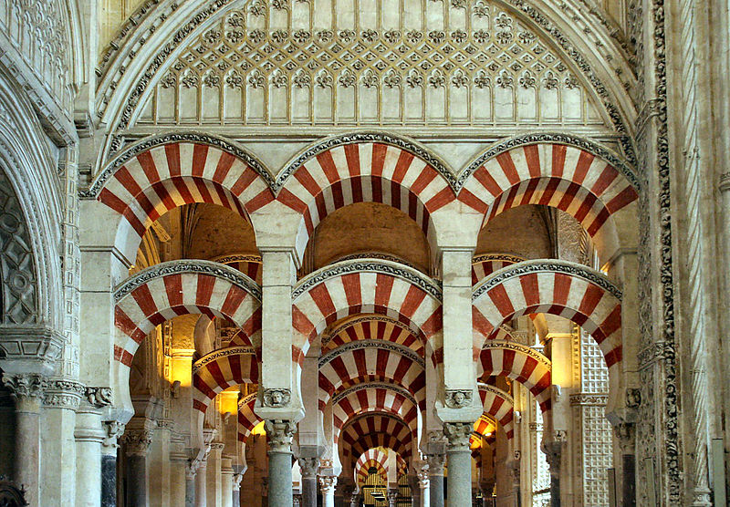 Prayer hall in Great Mosque at CordobaLate 10th centuryCordoba, Spain