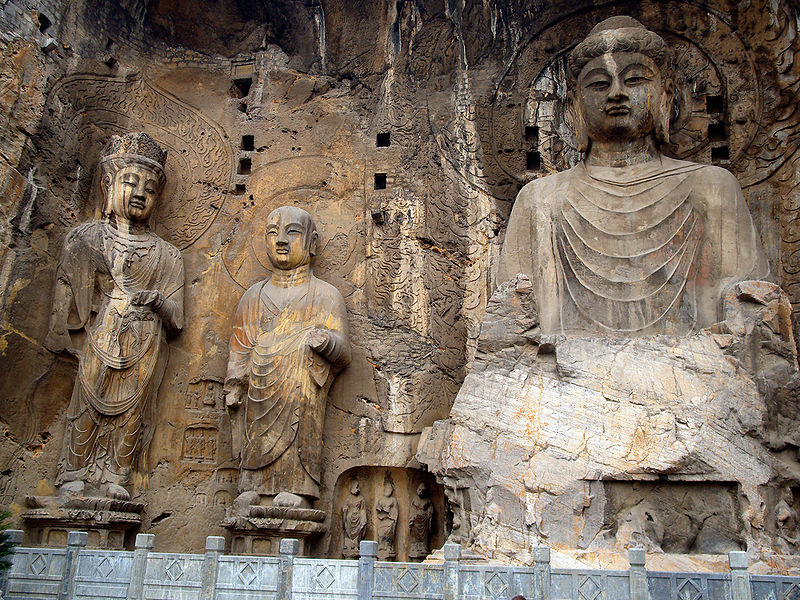 Vairocana Buddha and Longmen Caves618-907 AD (Tang Dynasty)Luoyang, China