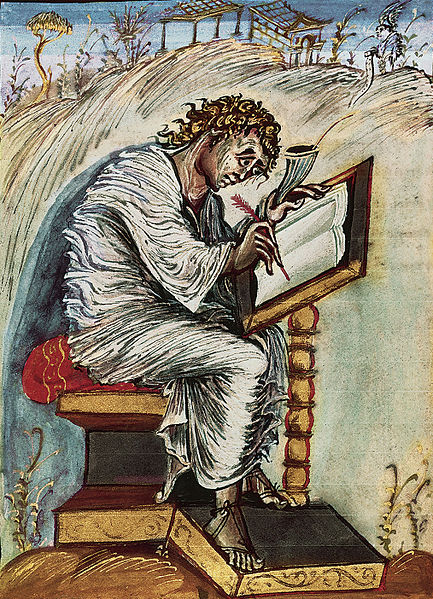 Saint Matthew from Ebbo Gospels816-835 ADFrance