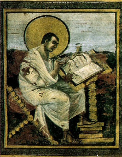 Saint Matthew from Coronation Gospels800-810 ADGermany