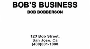 Good Business Card