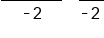stack space space space space space short dash 2 space space space space space with bar on top space space space space stack short dash 2 space with bar on top