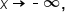 x rightwards arrow short dash infinity comma